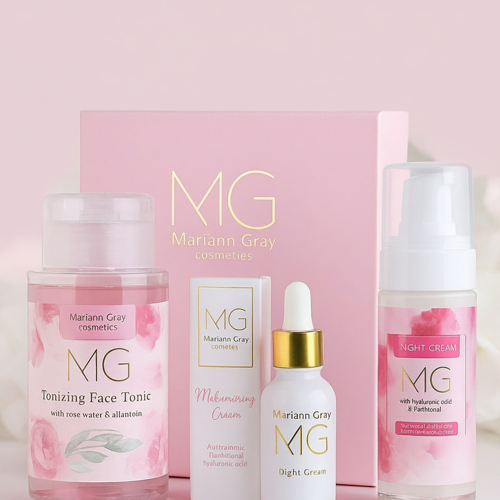 Skincare Set (3 pcs) – Toner, Cleansing Foam & Moisturizing Makeup Base